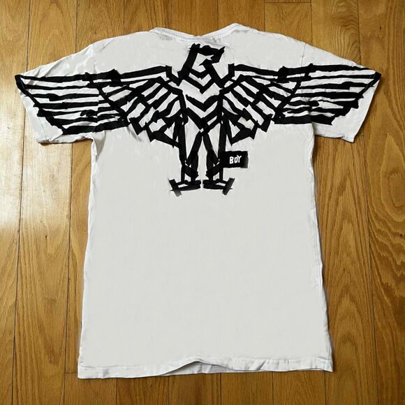 Boy London Tape Eagle Backprint T Shirt L - Picture 2 of 4